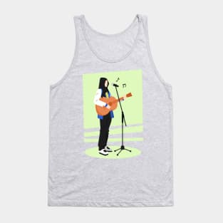 Female Singer Tank Top